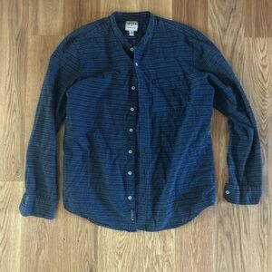 American Eagle Outfitters Navy stripes Button Down Shirt